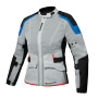 Chaquetas moto Ixon M-Njord Lady Light Grey Blue Bright Red