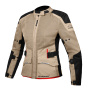 Chaquetas moto Ixon M-Njord Lady Sand Black Red