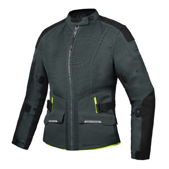 Chaquetas moto Ixon M-Njord Lady Tactical Green Black Yellow