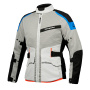 Chaquetas moto Ixon M-Njord Light Grey Blue Bright Red