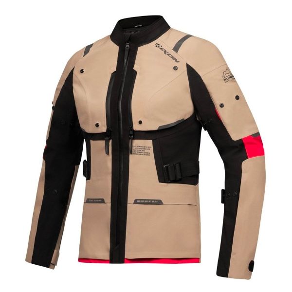 Chaquetas moto Ixon M-Skeid Lady Sand Black Red Chaquetas moto Ixon M-Skeid Lady Sand Black Red