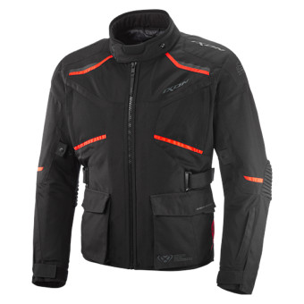 Chaquetas moto Ixon Midgard Air C Black Bright Red