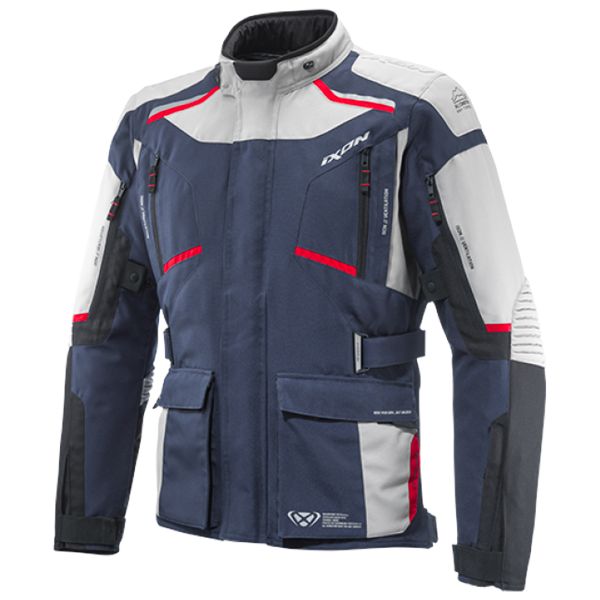 Chaquetas moto Ixon Midgard Grege Navy Black