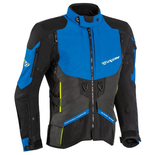 Chaquetas moto Ixon Ragnar Black Anthracite Blue