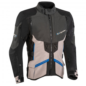 Chaquetas moto Ixon Ragnar Black Anthracite Grege