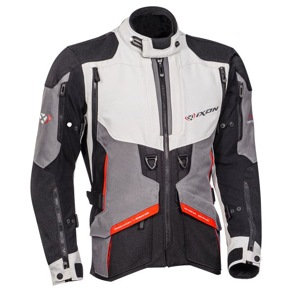 Chaquetas moto Ixon Ragnar Black Grey Red Chaquetas moto Ixon Ragnar Black Grey Red