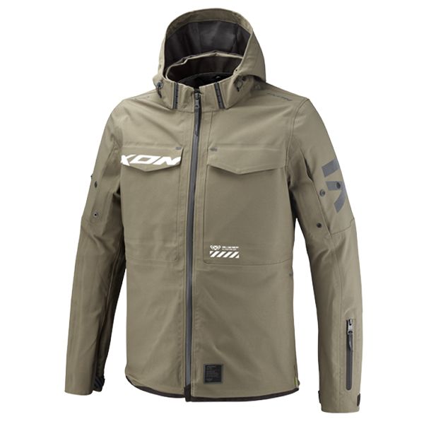 Chaquetas moto Ixon Square Kaki