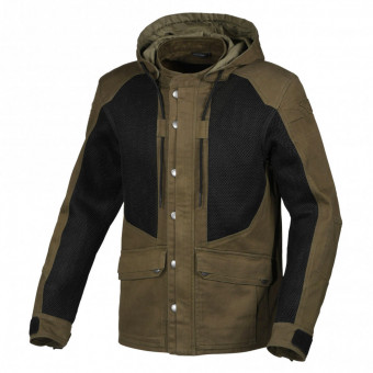 Chaquetas moto Macna Airstrike Green Black