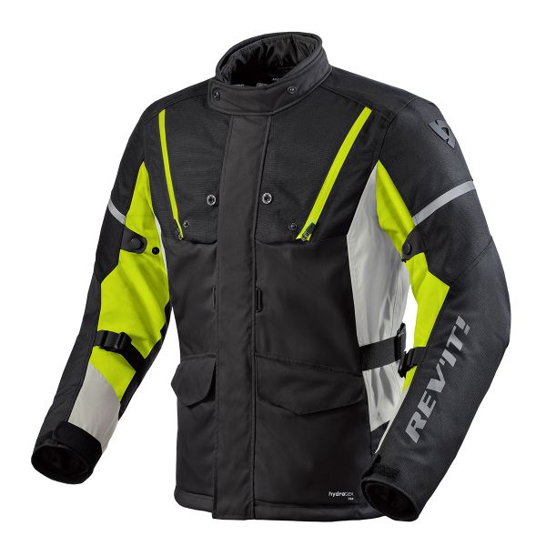 Chaquetas moto REV'IT Horizon 3 H2O Black Neon Yellow