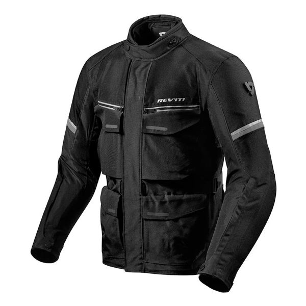 Chaquetas moto REV'IT Outback 3 Negro Plata
