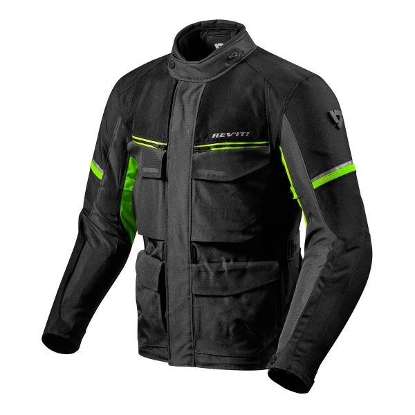 Chaquetas moto REV'IT Outback 3 Negro Amarillo Neon Chaquetas moto REV'IT Outback 3 Negro Amarillo Neon