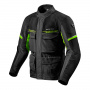 Chaquetas moto REV'IT Outback 3 Negro Amarillo Neon