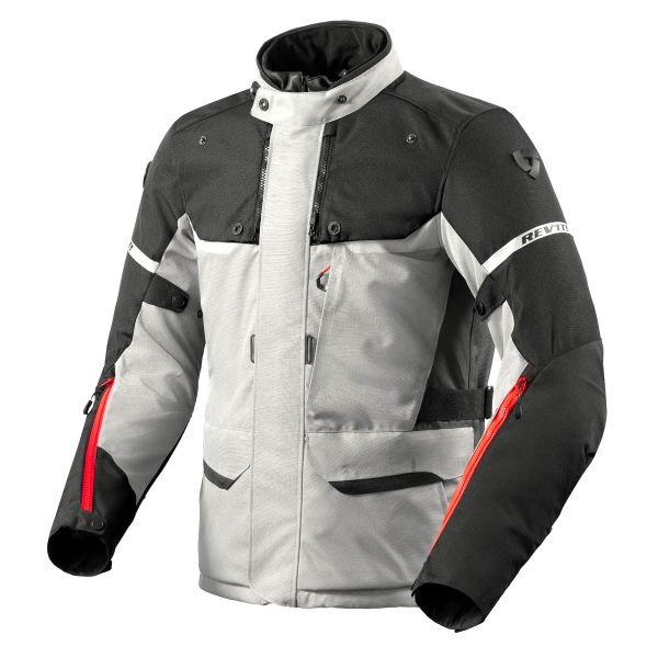 Chaquetas moto REV'IT Outback 4 H2O Silver Black