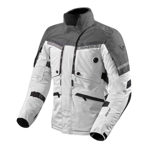 Chaquetas moto REV'IT Poseidon 2 GTX Plata Antracita