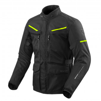 Chaquetas moto REV'IT Safari 3 Negro Amarillo Neon