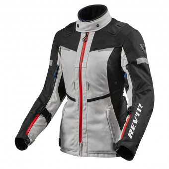 Chaquetas moto REV'IT Sand 4 H2O Ladies Plata Negro