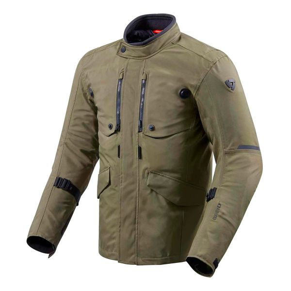 Chaquetas moto REV'IT Trench GTX D.Verde