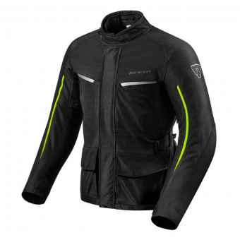 Chaquetas moto REV'IT Voltiac 2 Negro Amarillo Neon