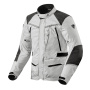 Chaquetas moto REV'IT Voltiac 3 H2O Ladies Silver Black