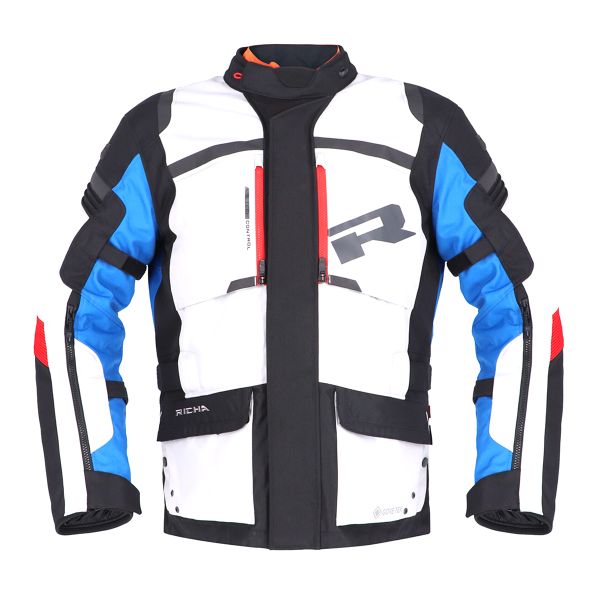 Chaquetas moto Richa Brutus Gore-Tex Grey Blue Red Chaquetas moto Richa Brutus Gore-Tex Grey Blue Red