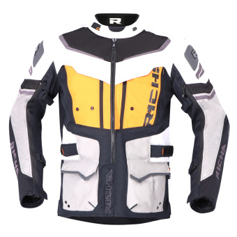 Chaquetas moto Richa Infinity 2 Adventure Grey Orange