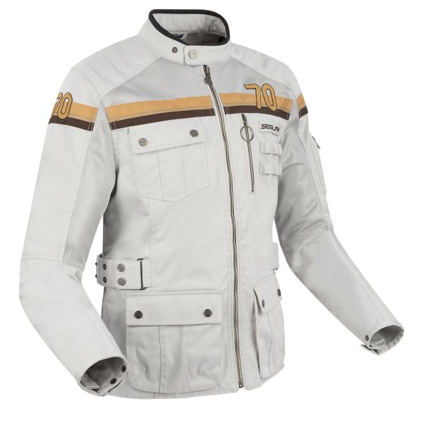 Chaquetas moto Segura Mojo Grey Brown