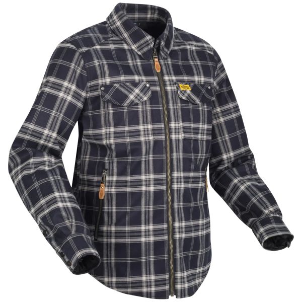 Chaquetas moto Segura Sobrecamisa Traffic White Navy Chaquetas moto Segura Sobrecamisa Traffic White Navy