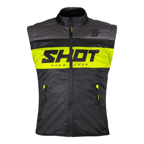 Chaquetas moto SHOT Chaleco Lite Negro Amarillo Nen