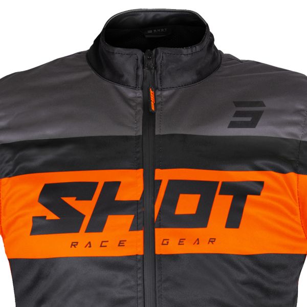 SHOT Chaleco Lite Negro Naranja