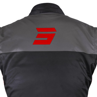 SHOT Chaleco Lite Negro Rojo