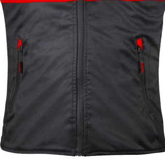 SHOT Chaleco Lite Negro Rojo