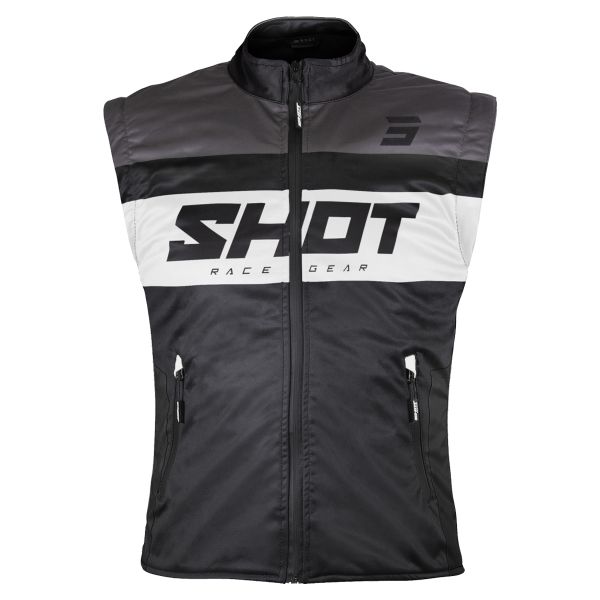Chaquetas moto SHOT Chaleco Lite Negro Blanco