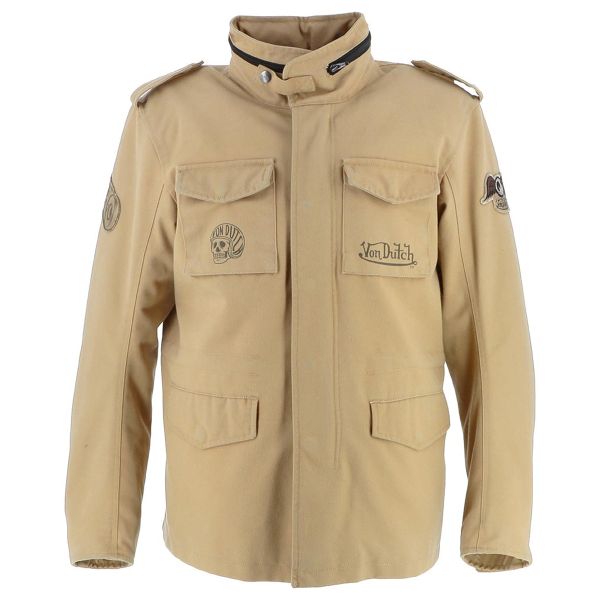 Chaquetas moto Von Dutch Section Coton Canvas Beige