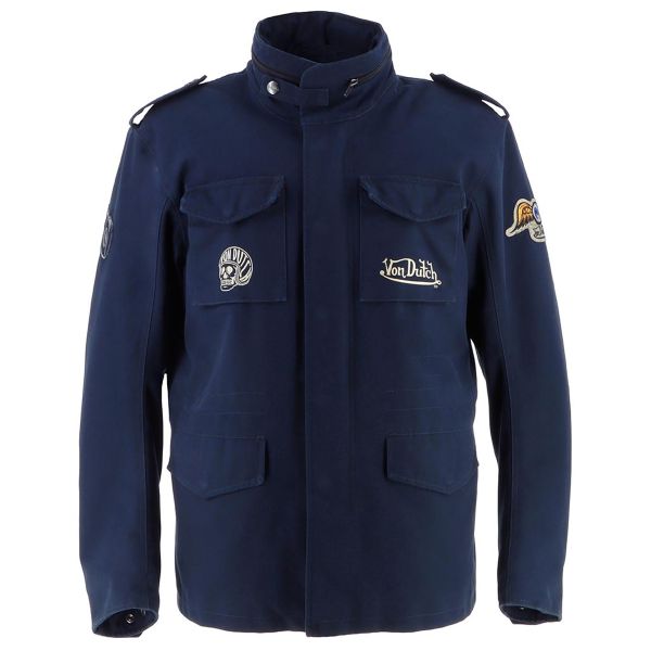 Chaquetas moto Von Dutch Section Coton Canvas Azul