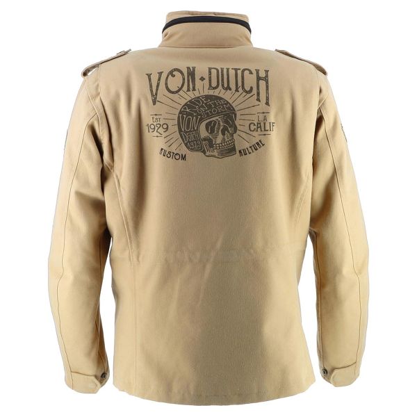 Von Dutch Section de lona de algodón caqui