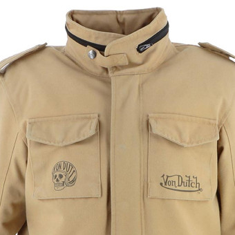 Von Dutch Section de lona de algodón caqui