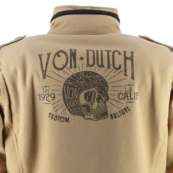 Von Dutch Section de lona de algodón caqui