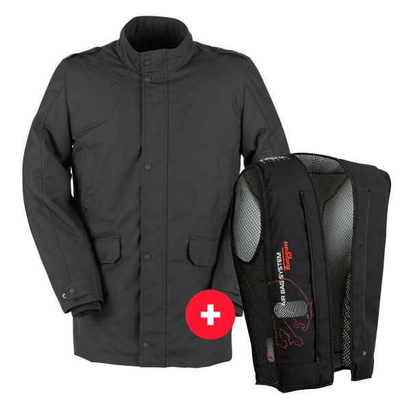 Chaquetas moto Furygan Vic Evo Black + Fury Air Bag System