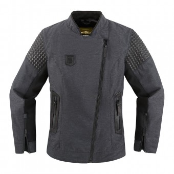 Cazadora moto ICON 1000 Tuscadero Woman Black