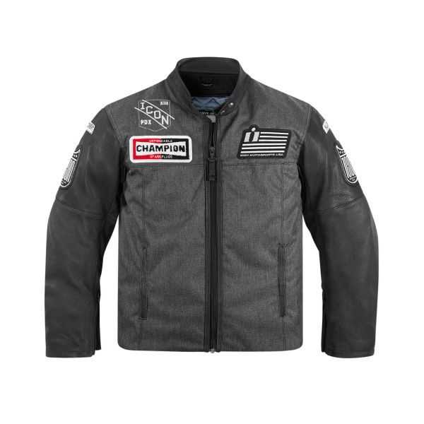 Cazadora moto ICON 1000 Vigilante Dropout Black
