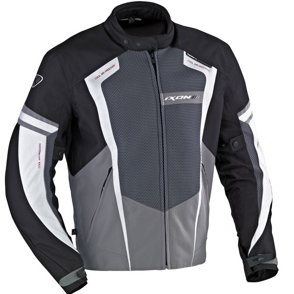 Cazadora moto Ixon Airway HP Negro Gris Blanco