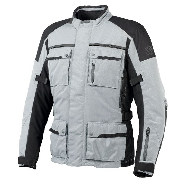 Cazadora moto Bering Alias Negro Gris Gore-Tex