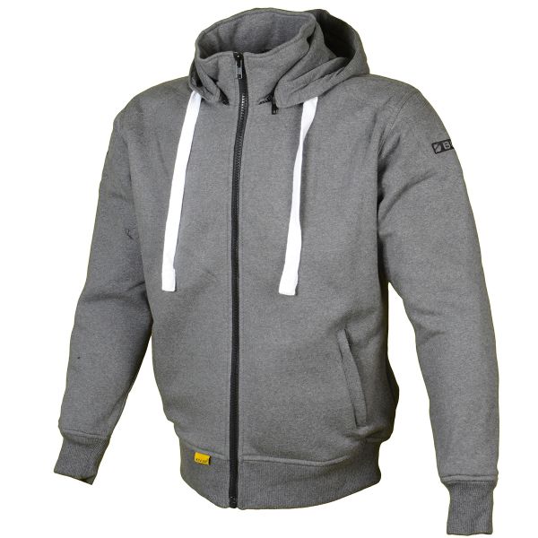 Cazadora moto Booster Hoodie Kevlar Core Dark Grey Cazadora moto Booster Hoodie Kevlar Core Dark Grey