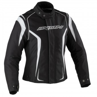 Cazadora moto Ixon Kashima HP Negro Blanco