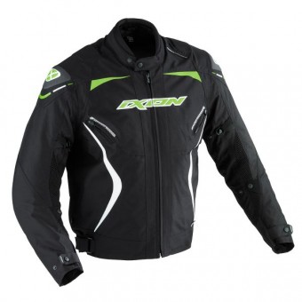 Cazadora moto Ixon Oxygen HP Negro Blanco Verde