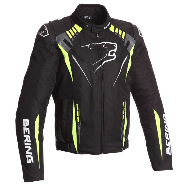 Cazadora moto Bering Primo-R Black Fluo