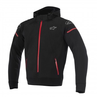 Cazadora moto Alpinestars Sektor Tech Hoodie Black Red