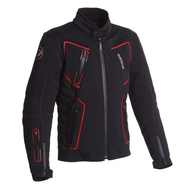 Chaquetas moto Bering Skan Black Red