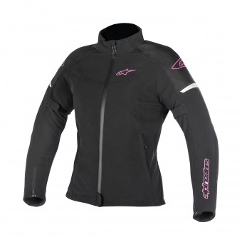 Cazadora moto Alpinestars Stella Stratos Drystar Black Fuchsia