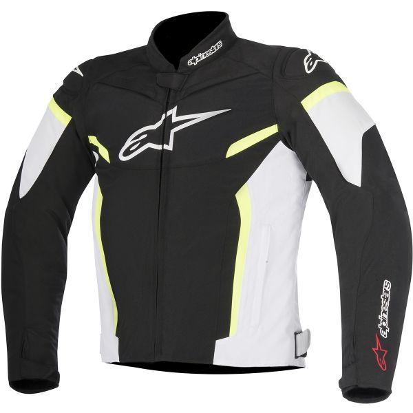 Cazadora moto Alpinestars T-GP Plus R V2 Black White Yellow Fluo